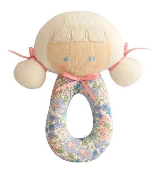 Audrey Grab Rattle Liberty Blue