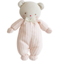 Alimrose Baby Ted 25cm Pink Stripe